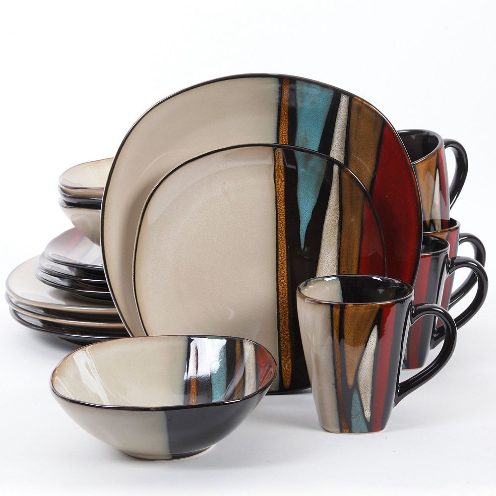 Gibson Elite Althea 16-pc. Round Dinnerware Set