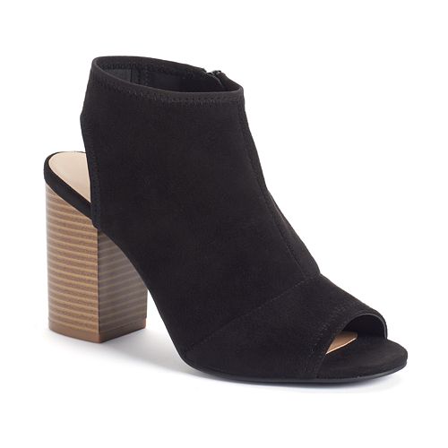 peep toe boots size 9