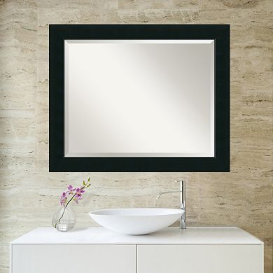Amanti Art Corvino Black Large Wall Mirror