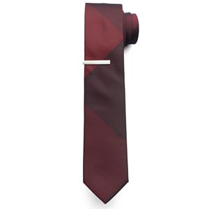 Men's Apt. 9® Skinny Tie with Tie Bar