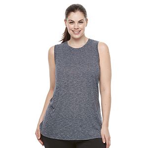 Plus Size Tek Gear® Easy Fit High-Low Tank