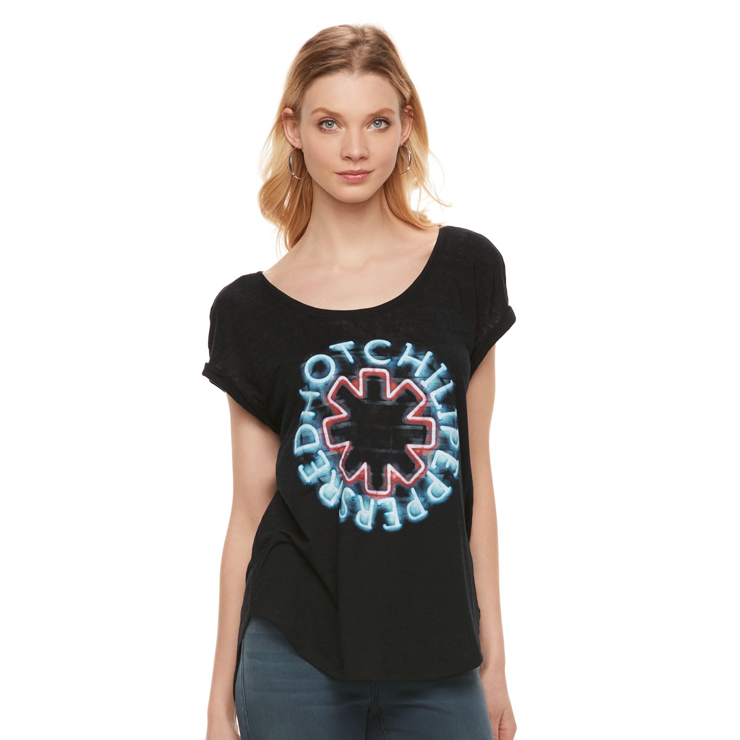 red hot chili peppers graphic tee