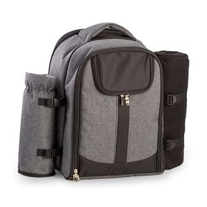 Men's Bey-Berk Canvas Picnic Backpack