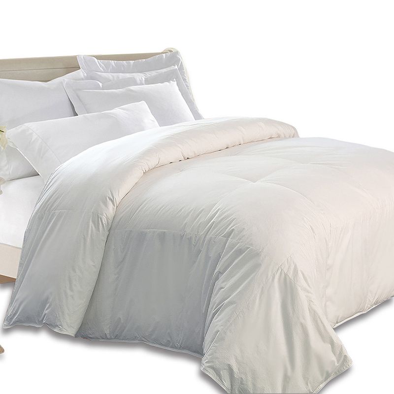 Kathy Ireland 240 Thread Count Down Blend Comforter, White, Twin