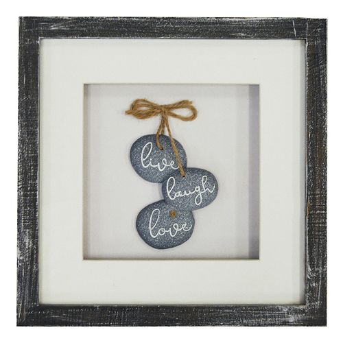 New View “Live, Love, Laugh” Framed Wall Art