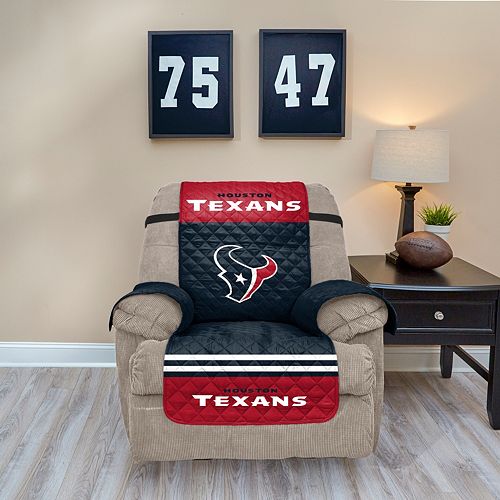 Houston Texans Quilted Recliner Chair Cover