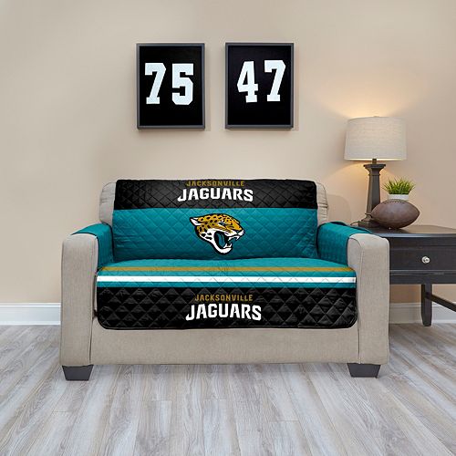 Jacksonville Jaguars Quilted Loveseat Cover