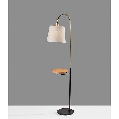 Adesso Jeffrey USB Charging Station Floor Lamp