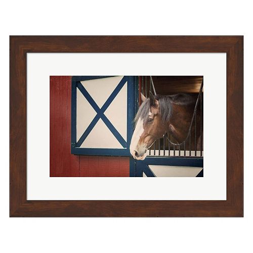 Metaverse Art Patriotic Pony I Framed Wall Art