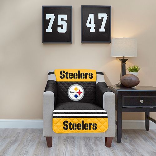 Pittsburgh Steelers Quilted Chair Cover
