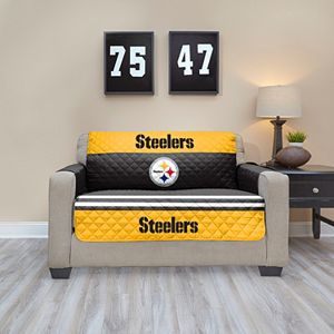 Pittsburgh Steelers Quilted Loveseat Cover