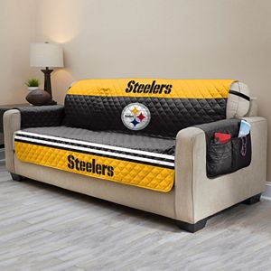 Pittsburgh Steelers Quilted Sofa Cover