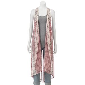 Mudd® Variegated Print Vest