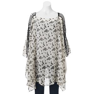 Mudd® Floral Poncho