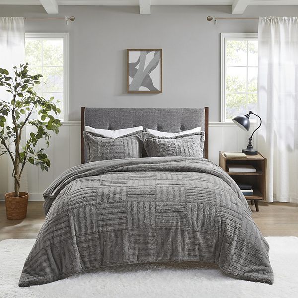 Madison Park Polar Faux Fur Down-Alternative Comforter Set