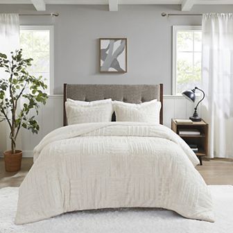 Madison Park Polar Faux Fur Down-Alternative Comforter Set