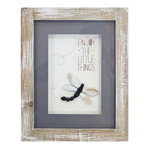 New View “Enjoy the Little Things” Framed Wall Decor