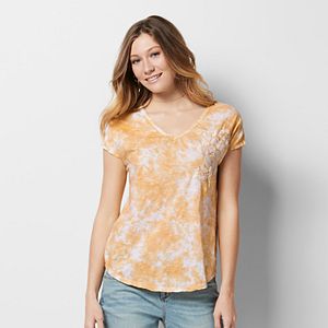 Women's SONOMA Goods for Life™ Embroidered Tie-Dye Tee