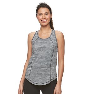 Petite Tek Gear® Easy Fit Space-Dye Racerback Performance Tank