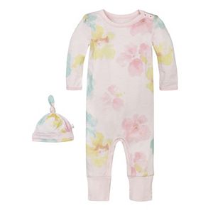 Baby Girl Burt's Bees Baby Organic Morning Glory Coveralls