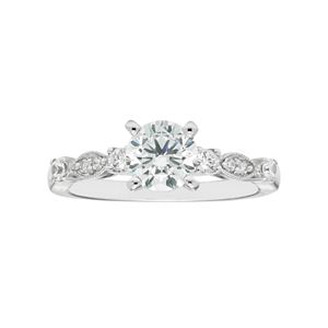 Boston Bay Diamonds 14k White Gold 1 1/5 Carat T.W. IGL Certified Diamond Engagement Ring