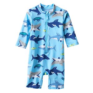 Baby Boy Carter's Shark One-Piece Rashguard