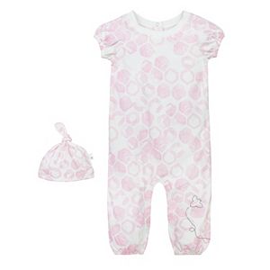 Baby Girl Burt's Bees Baby Organic Honeycomb Coveralls