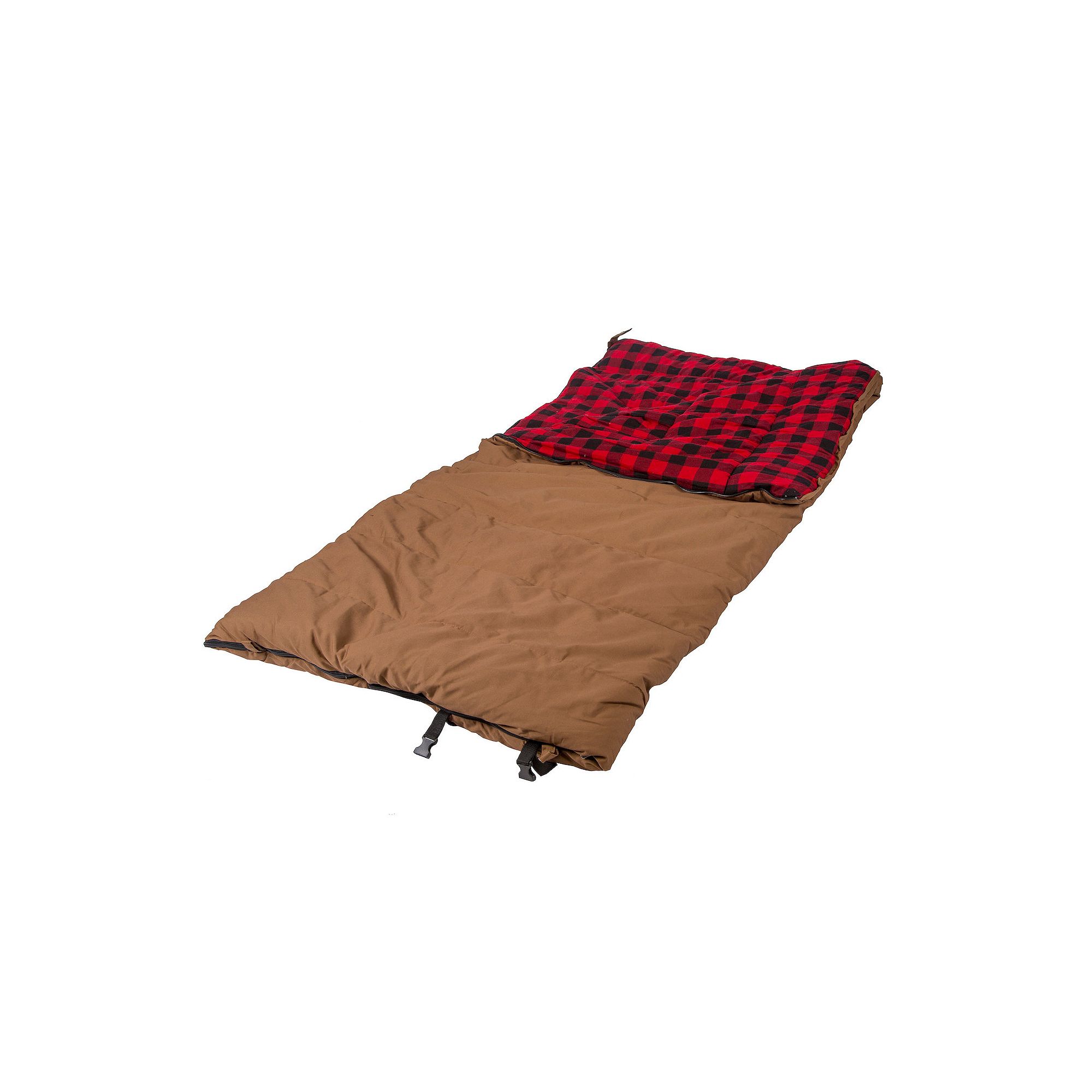 Stansport Grizzly Canvas Rectangular Sleeping Bag, Brown