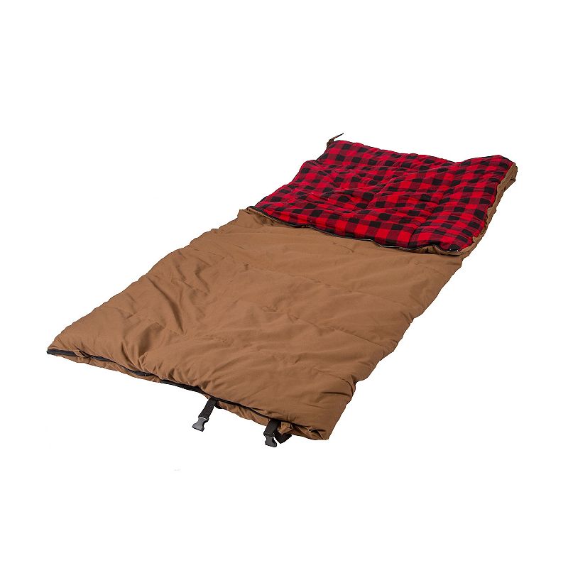 Stansport Grizzly Canvas Rectangular Sleeping Bag, Brown