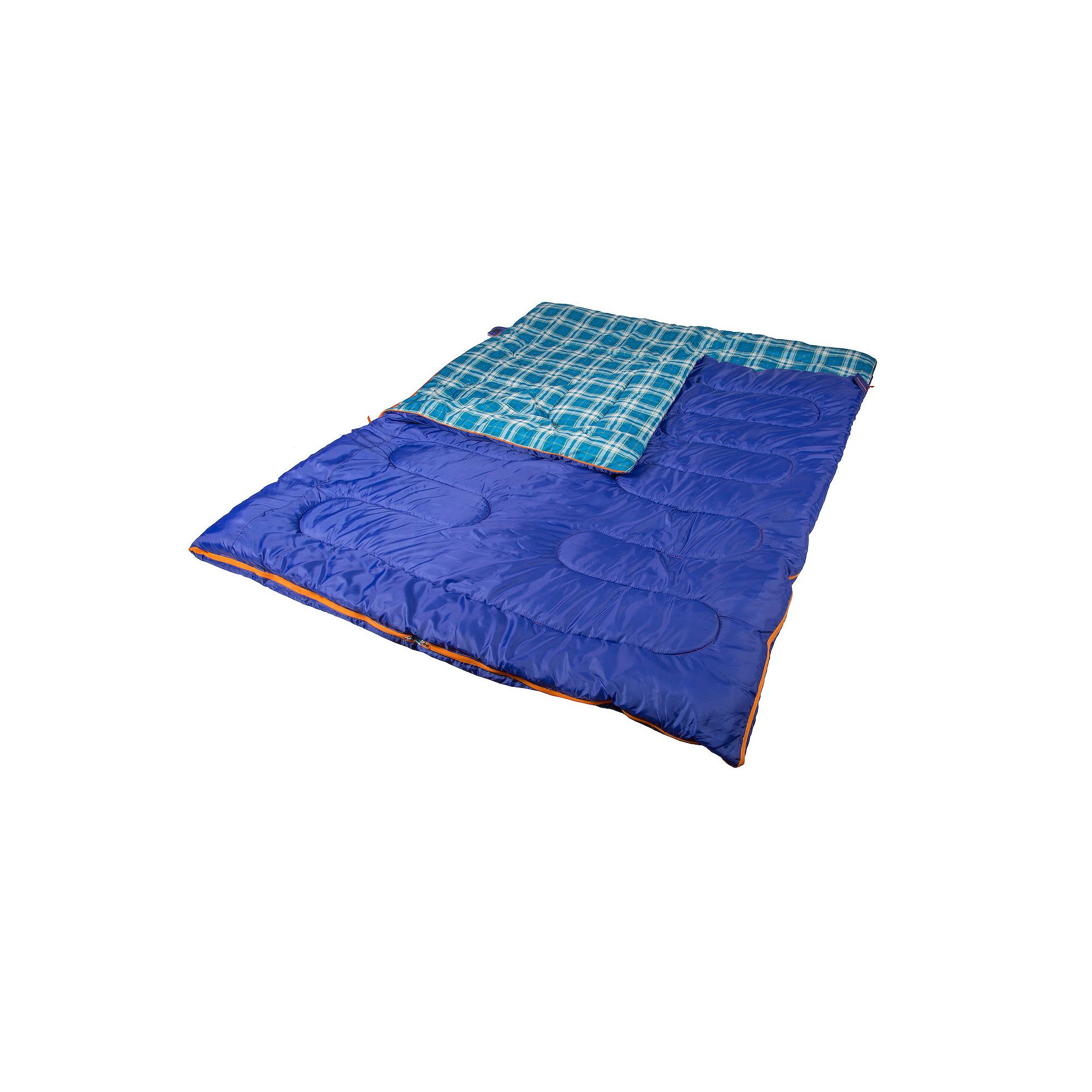 Stansport Mammoth Double 2-Person Sleeping Bag, Blue
