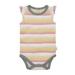 Baby Girl Burt's Bees Baby Organic Striped Bodysuit