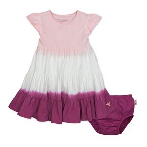 Baby Girl Burt's Bees Baby Organic Dip-Dyed Dress