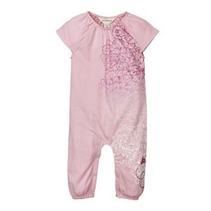 Baby Girl Burt's Bees Baby Organic Floral Ombre Coveralls
