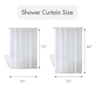 Madison Park Lydia Sheer Shower Curtain
