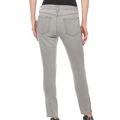 Women's Apt. 9® Zipper-Accent  Capri Jeans