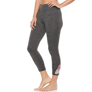 Women's Gaiam Om Crisscross Yoga Capri Leggings