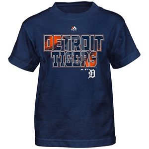 Boys 4-7 Majestic Detroit Tigers Spark Tee