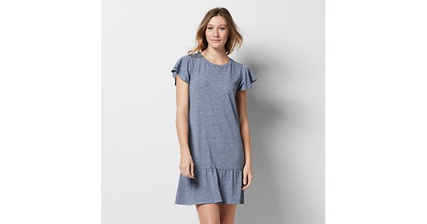 Women's SONOMA Goods for Life Flounce T-Shirt Dress