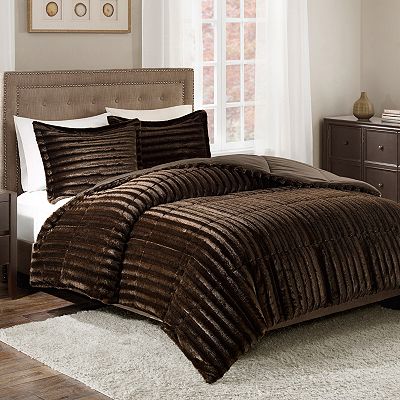 Comforter faux fur king offers New