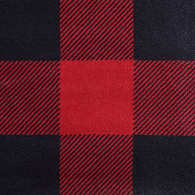 Eddie Bauer Cabin Plaid Sherpa Throw