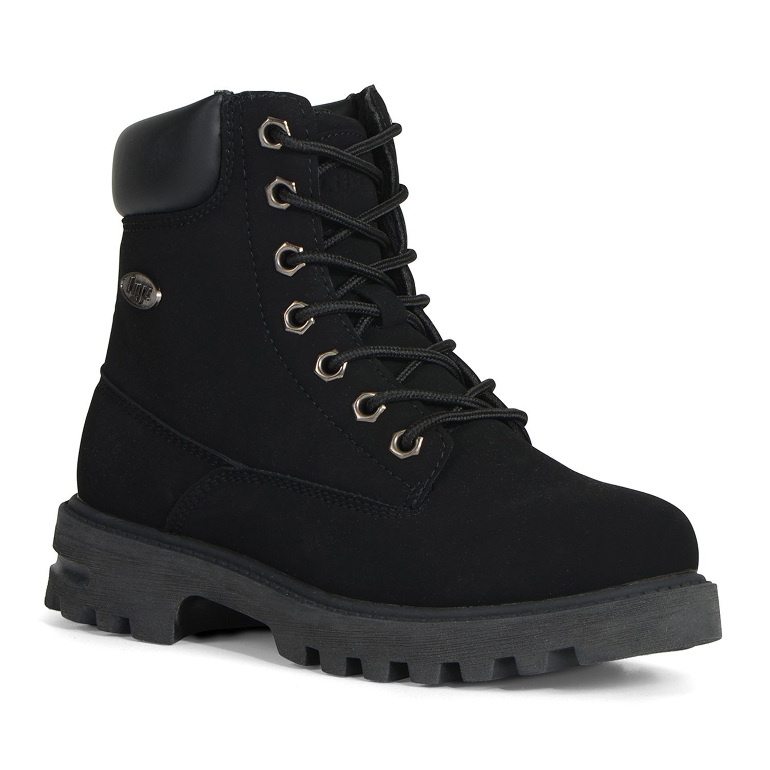 memory foam black boots