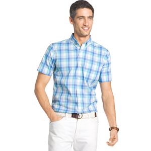 Men's IZOD Check Advantage Button-Down Shirt