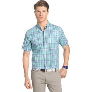 Men's IZOD Check Advantage Button-Down Shirt
