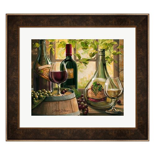 Metaverse Art Wine By The Window II Framed Wall Art
