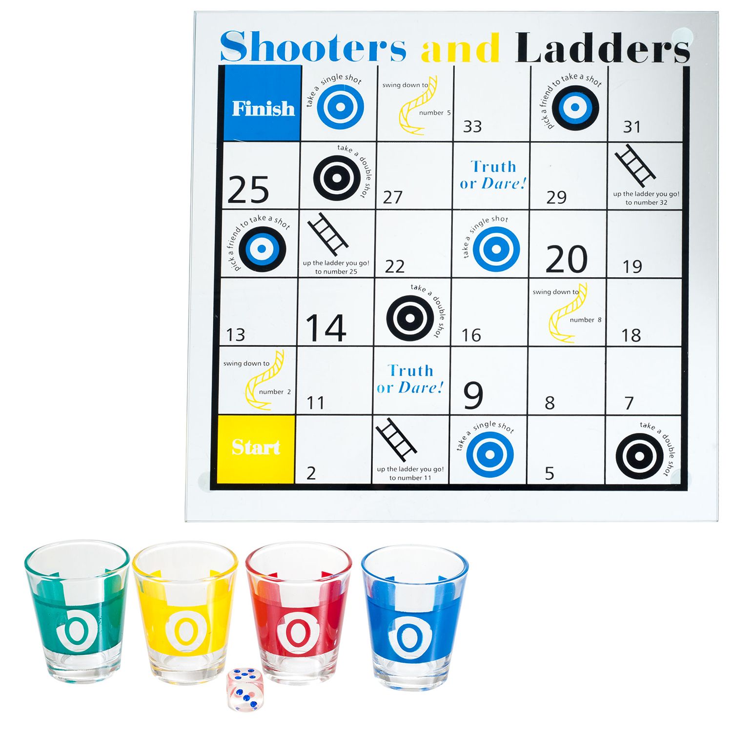Trademark Games Shooters & Ladders Drinking Game Set | Kohls