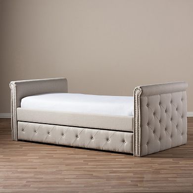 Baxton Studio Swanson Twin Day Bed & Trundle