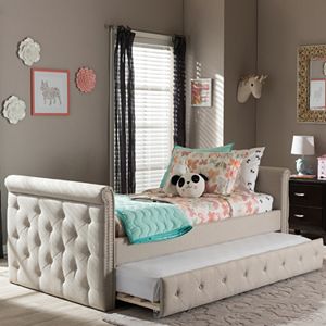 Baxton Studio Swanson Twin Day Bed & Trundle
