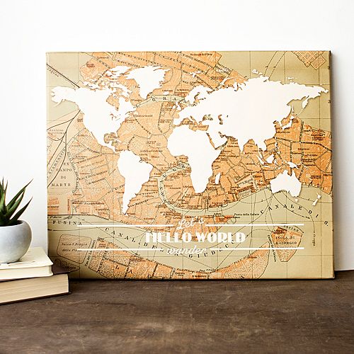 Cathy’s Concepts Travel the World Canvas Wall Art