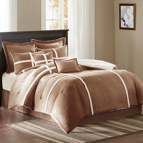 Madison Park Weston Suede Comforter Set