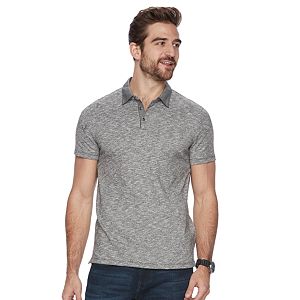 Men's Marc Anthony Woven-Collar Knit Polo